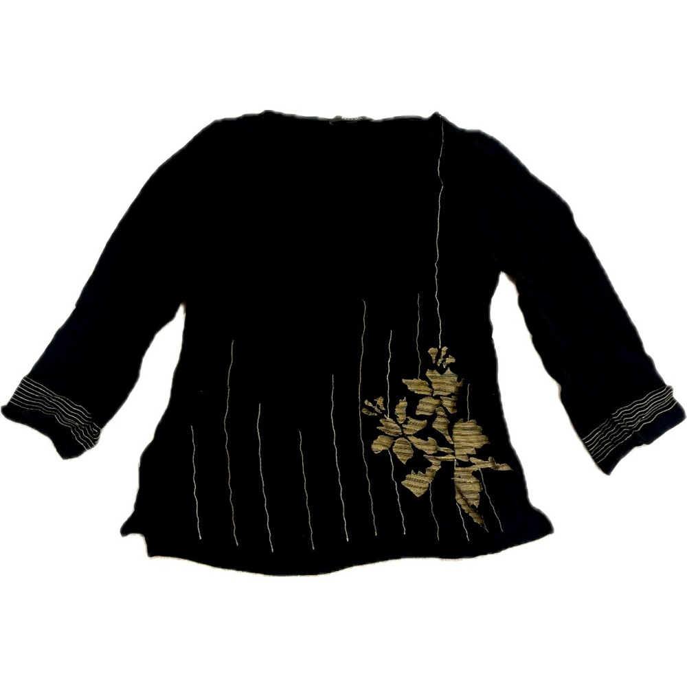 nitya embroidered viscose boho top